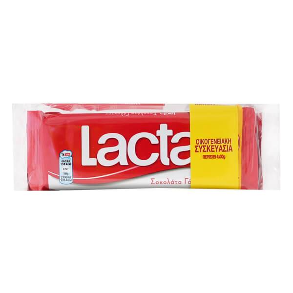LACTA σοκολάτα γάλακτος 4x30gr