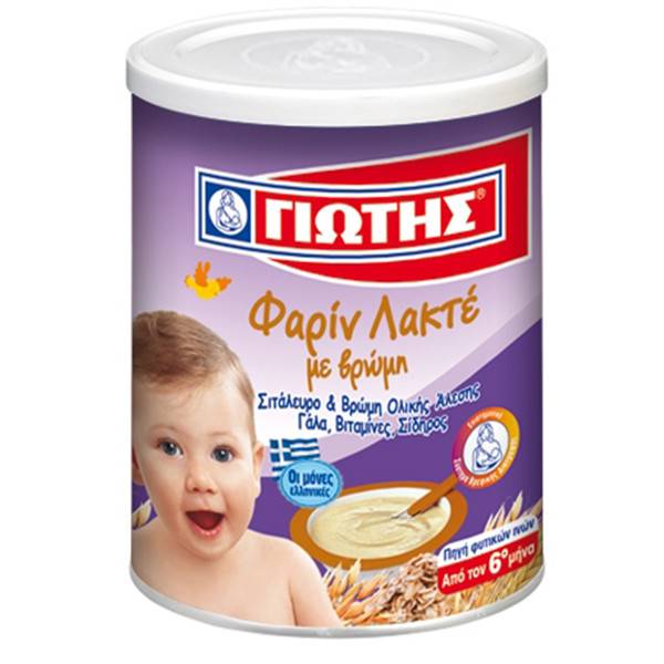 ΓΙΩΤΗΣ φαρίν λακτέ με βρώμη 300gr