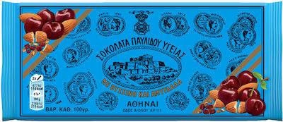 ΠΑΥΛΙΔΗΣ σοκολάτα υγείας με αμύγδαλα και βύσσινο 100gr