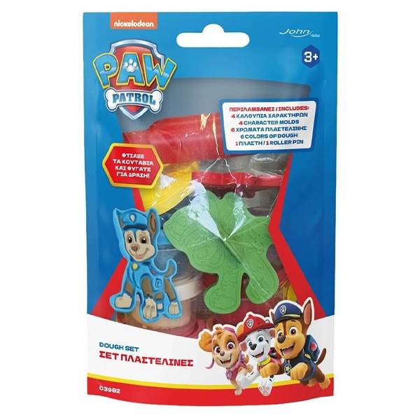 JOHN πλαστελίνη paw patrol σε σακουλάκι
