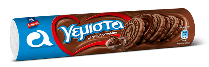 ΑΛΛΑΤΙΝΗ μπισκότα γεμιστά με σοκολάτα 200gr