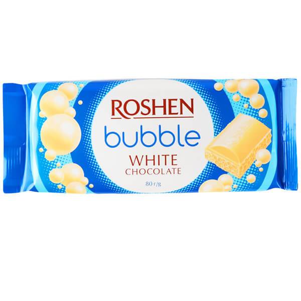 ROSHEN σοκολάτα bubble λευκή 80gr