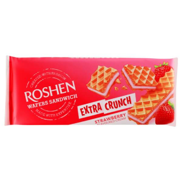 ROSHEN γκοφρέτα wafers sandwich thin με φράουλα 142gr