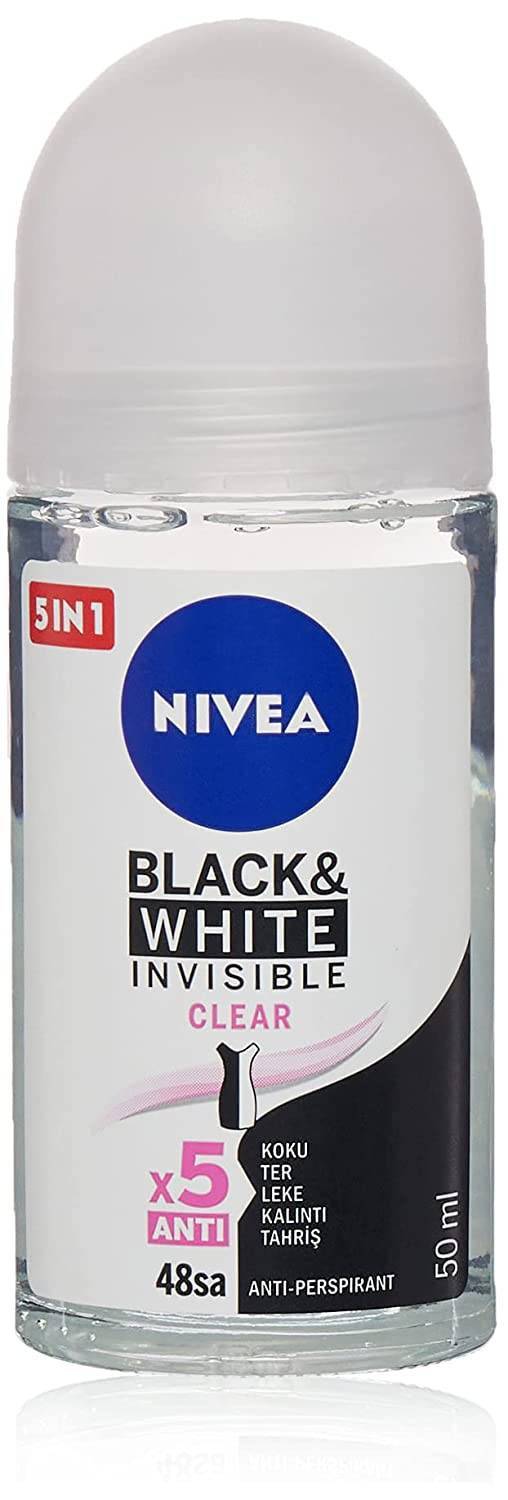 NIVEA αποσμητικό σώματος roll-on black και white original 50ml