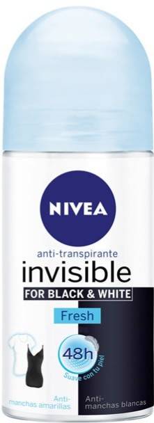 NIVEA αποσμητικό σώματος roll-on black και white pure 50ml