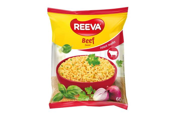 REEVA noodles instant με μοσχάρι 60gr