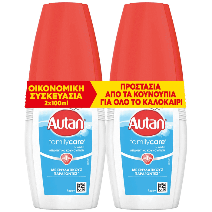 AUTAN family care απωθητική λοσιόν 2x100ml
