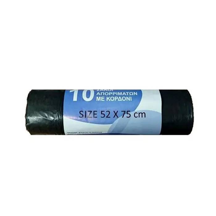 ET PLAST σακούλες black power αρωματικές με κορδόνι 52x75cm 10τεμ