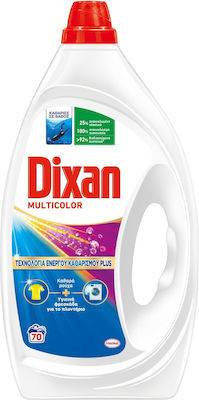 DIXAN υγρό πλυντηρίου ρούχων Multi Colour 70μεζ 3,15lt