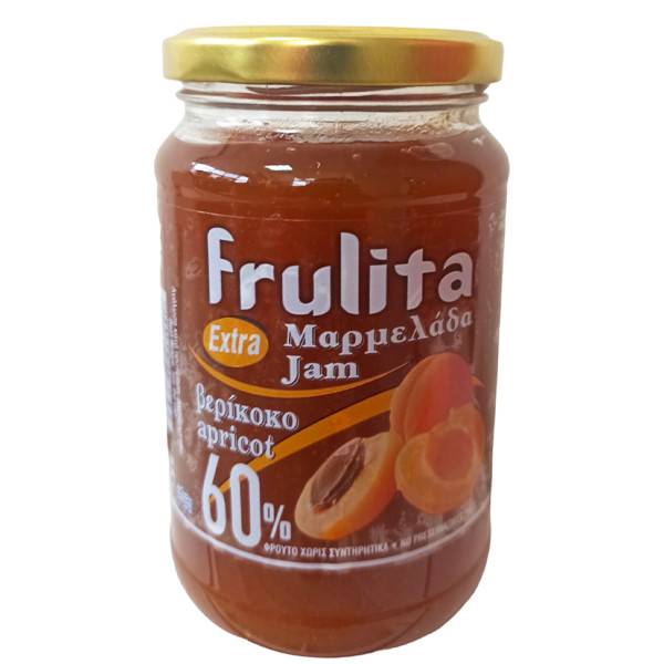 Frulita μαρμελάδα με έξτρα 60% φρούτων βερύκοκο 400gr