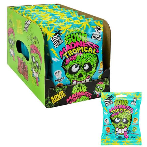 SOUR MADNESS καραμέλες tropical 60gr