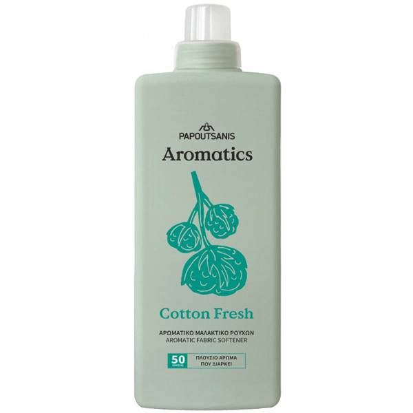ΠΑΠΟΥΤΣΑΝΗΣ Aromatics μαλακτικό ρούχων cotton feel 24μεζ 1lt