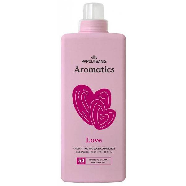 ΠΑΠΟΥΤΣΑΝΗΣ Aromatics μαλακτικό ρούχων love 24μεζ 1lt