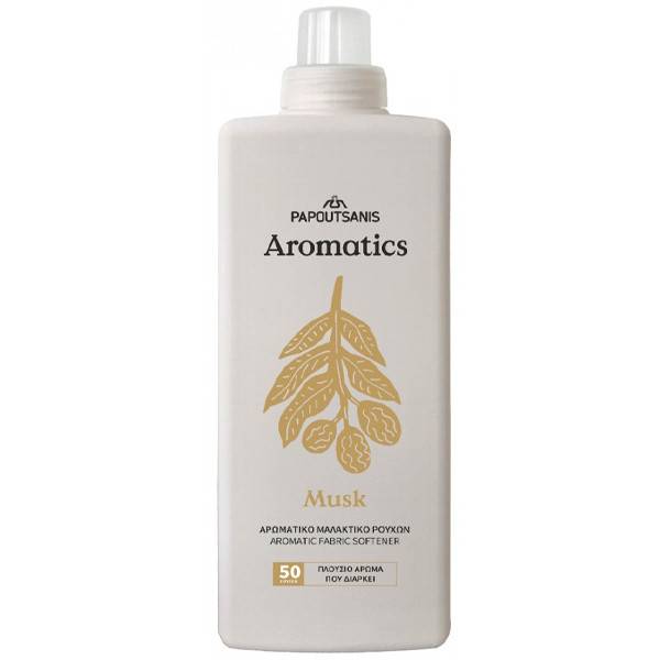 ΠΑΠΟΥΤΣΑΝΗΣ Aromatics μαλακτικό ρούχων musk 24μεζ 1lt