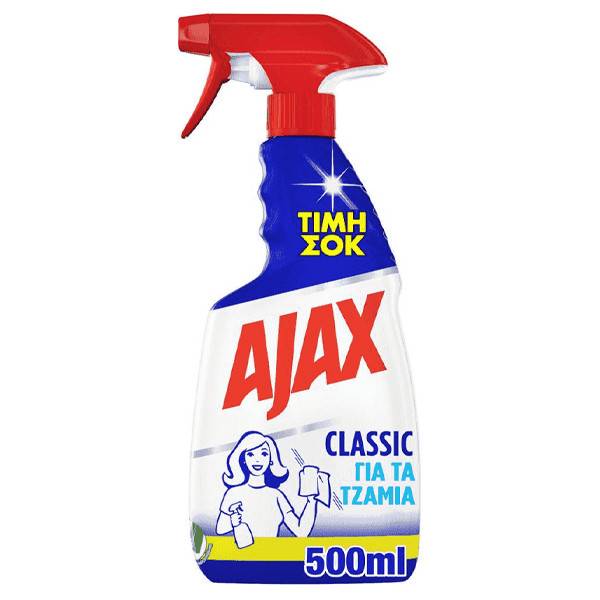 AJAX υγρό καθαριστικό τζαμιών με αντλία Classic 500ml