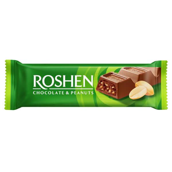 ROSHEN μπάρα σοκολάτας γάλακτος με φυστίκια 29gr