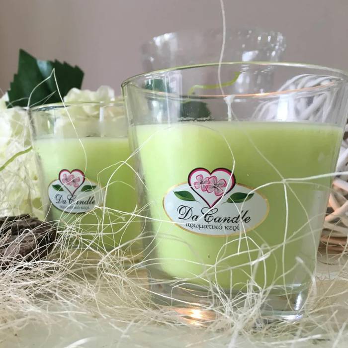 DA CANDLE αρωματικό κερί με άρωμα βανίλια 100ml