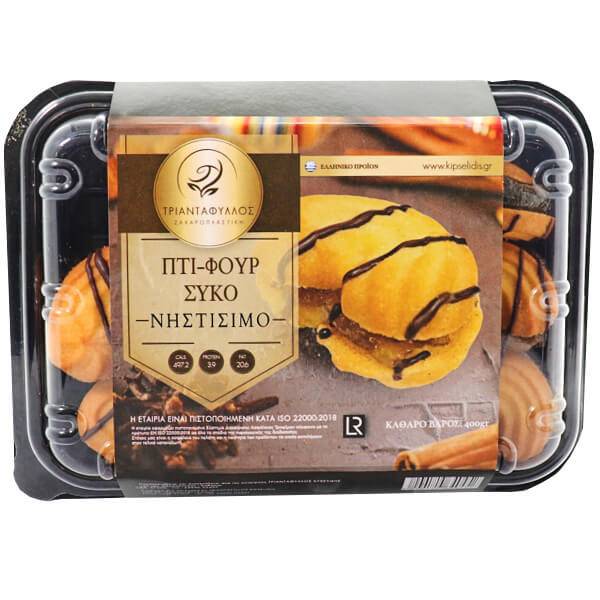 ΤΡΙΑΝΤΑΦΥΛΛΟΣ πτι φουρ με σύκο νηστίσιμο 400gr