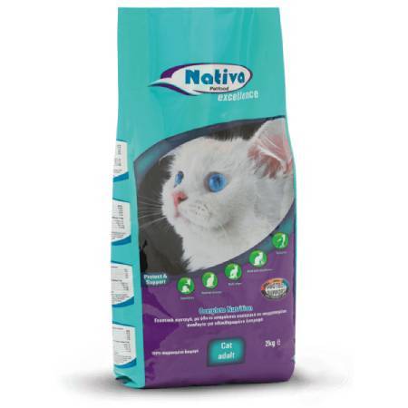 LAKY Nativa cat γατοτροφή premium με ψάρι 2kg