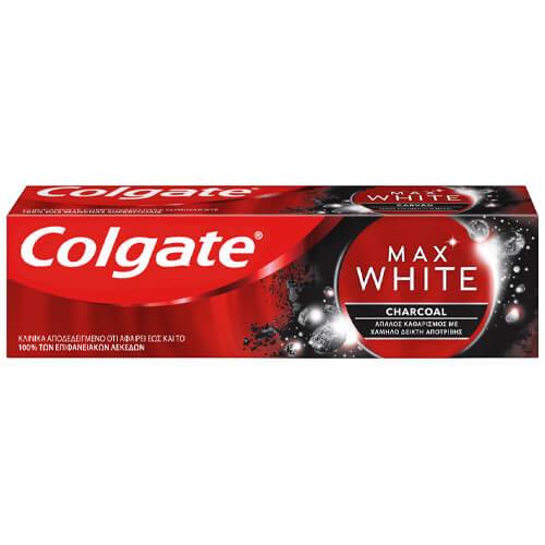 COLGATE οδοντόκρεμα Max White Charcoal 75ml