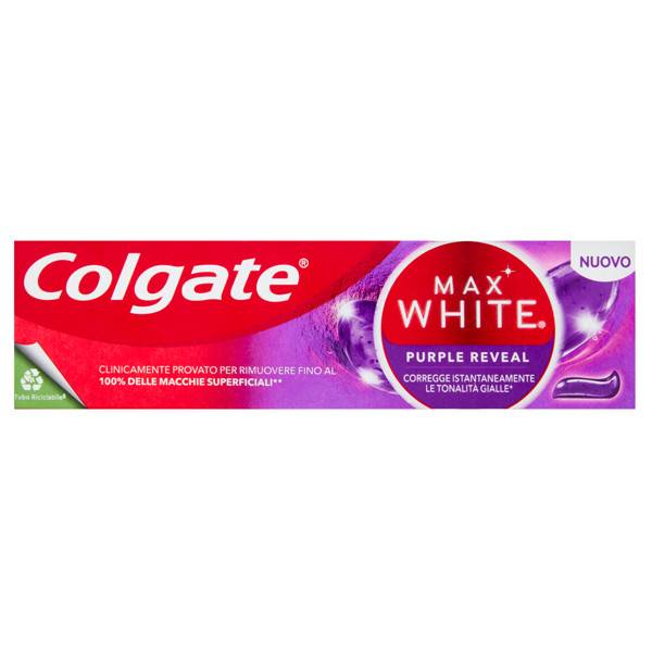 COLGATE οδοντόκρεμα Max White Purple Reveal 75ml