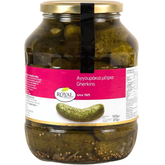 ROYAL αγγουράκια τουρσί μέτρια 870gr