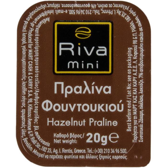 RIVA Cafe πραλίνα φουντουκιού mini 100x20gr