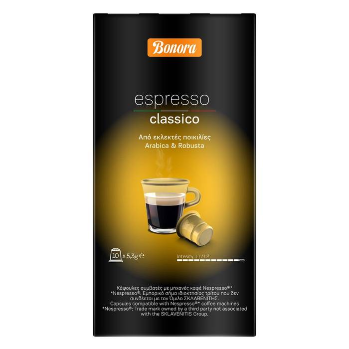 BONORA Espresso Classico καφές σε κάψουλες 10x5,3gr