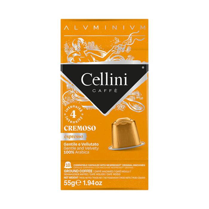 CELLINI Espresso Cremoso κάφες σε κάψουλες 10x5,5gr