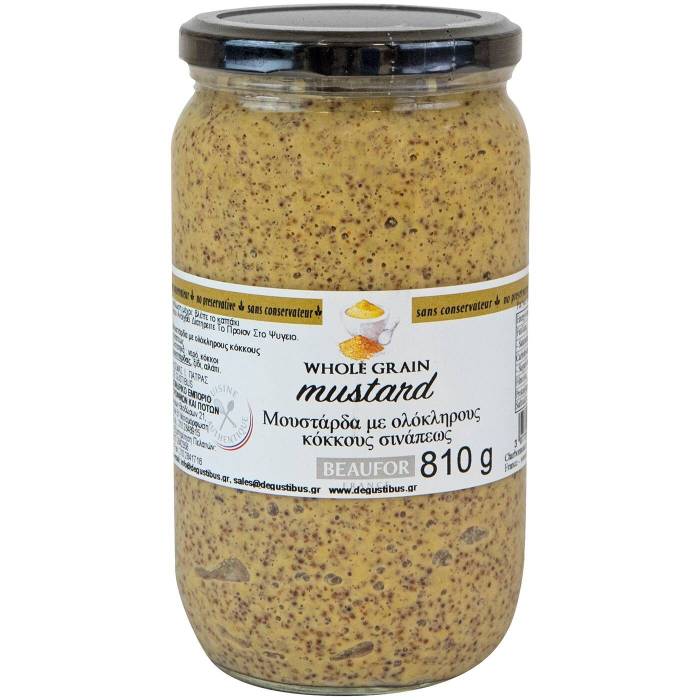 BEAUFOR μουστάρδα με κόκκους 810gr