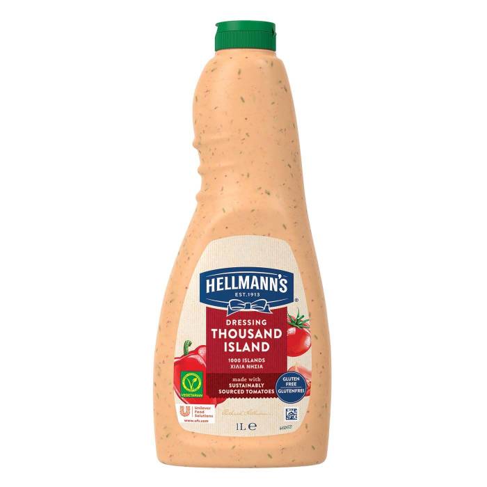 HELLMANN'S σάλτσα dressing 1000 νησιών 1lt