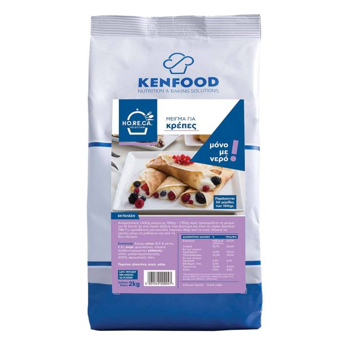 KENFOOD μείγμα για κρέπες 2kg