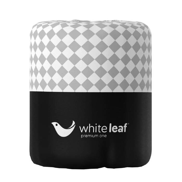 WHITE LEAF χαρτί υγείας premium one γκοφρέ 2φυλλο με περιτύλιγμα 86gr