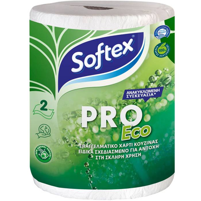 SOFTEX χαρτί κουζίνας pro eco 2φυλλο 450gr