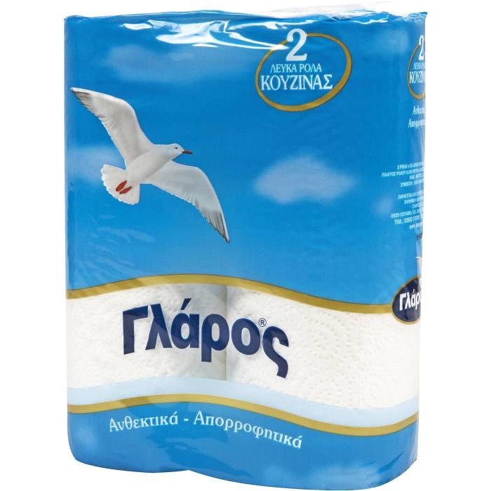 ΓΛΑΡΟΣ χαρτί κουζίνας 2φυλλο 2x133gr