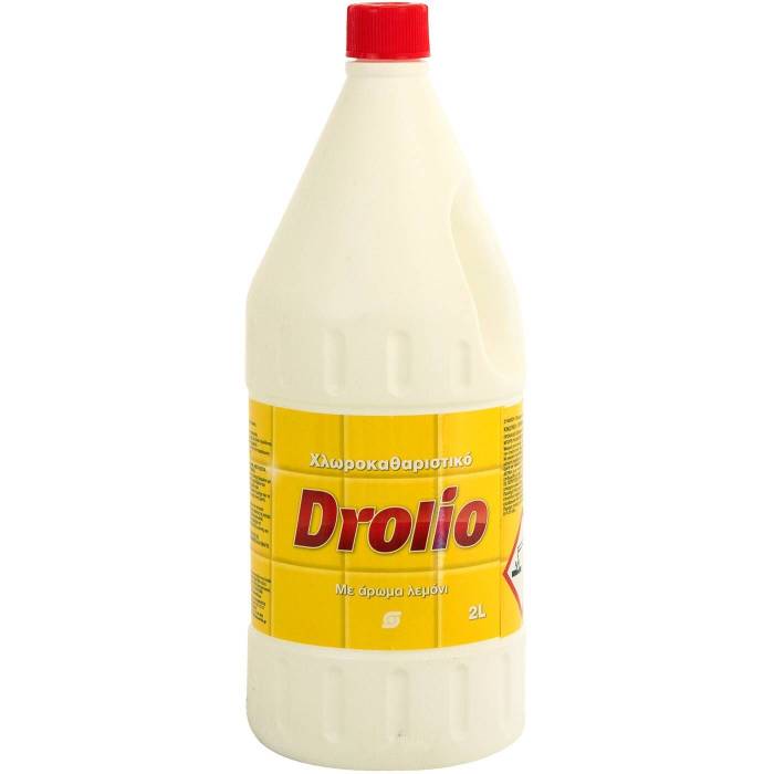 DROLIO χλωροκαθαριστικό με άρωμα λεμόνι 2lt