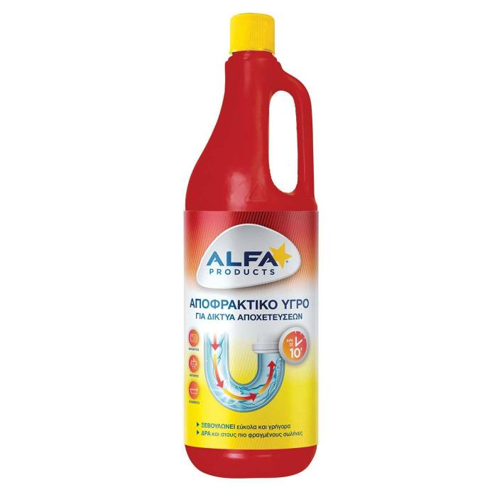 ALFA υγρό αποφρακτικό 1lt