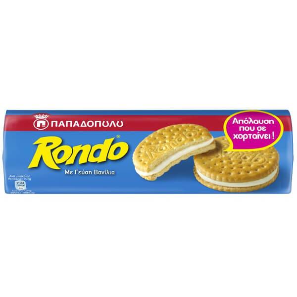 ΠΑΠΑΔΟΠΟΥΛΟΥ μπισκότα super rondo με βανίλια 250gr
