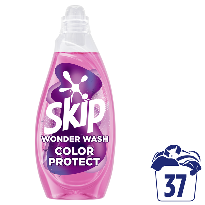 SKIP Wonder υγρό πλυντηρίου ρούχων colour protect 37μεζ 1,48lt