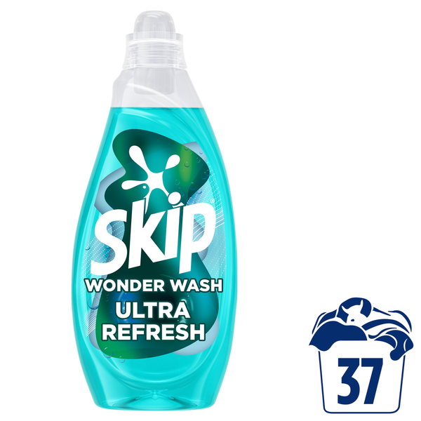 SKIP Wonder υγρό πλυντηρίου ρούχων ultra refresh 37μεζ 1,48lt