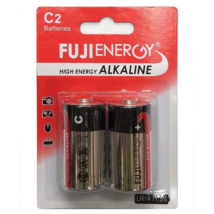 FUJIENERGY αλκαλική μπαταρία C LR14/1.5V 2τεμ
