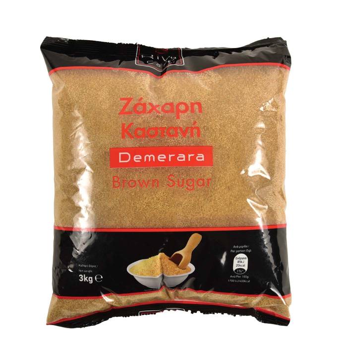 RIVA Cafe ζάχαρη καστανή σακούλα 3kg