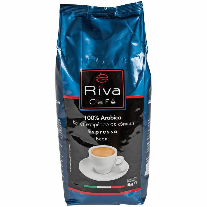 RIVA Cafe καφές espresso Platinum σε κόκκους (100% Arabica) 3kg