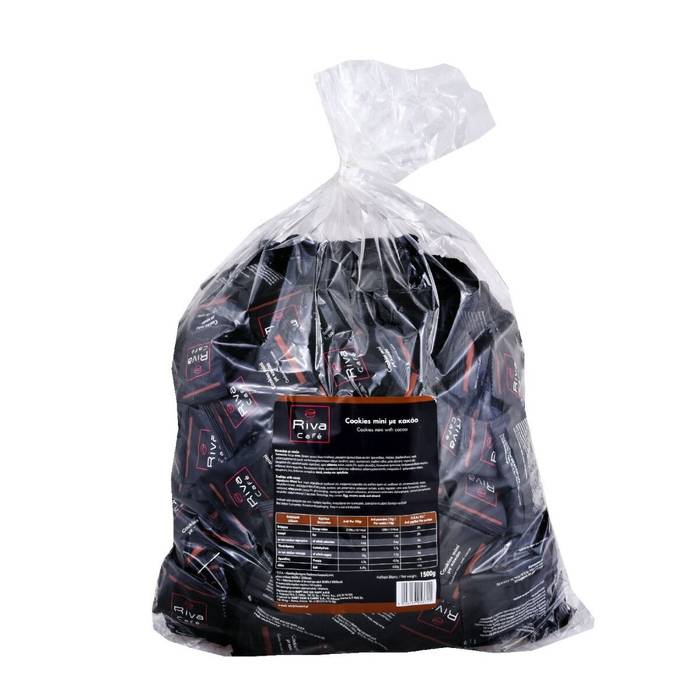 RIVA Cafe μπισκότα mini με κακάο 230τεμ 1,5kg