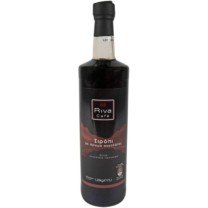 RIVA Cafe σιρόπι με άρωμα σοκολάτας 1lt