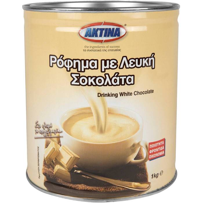 ΑΚΤΙΝΑ ρόφημα λευκής σοκολάτας 1kg