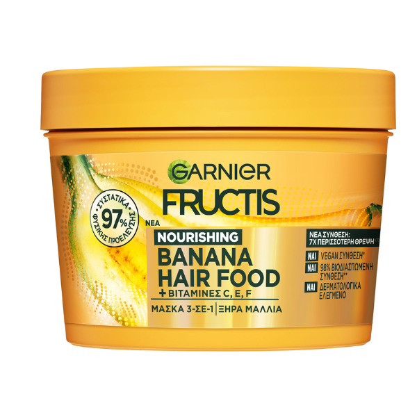 GARNIER Fructis μάσκα μαλλιών hair food banana θρέψης 400ml