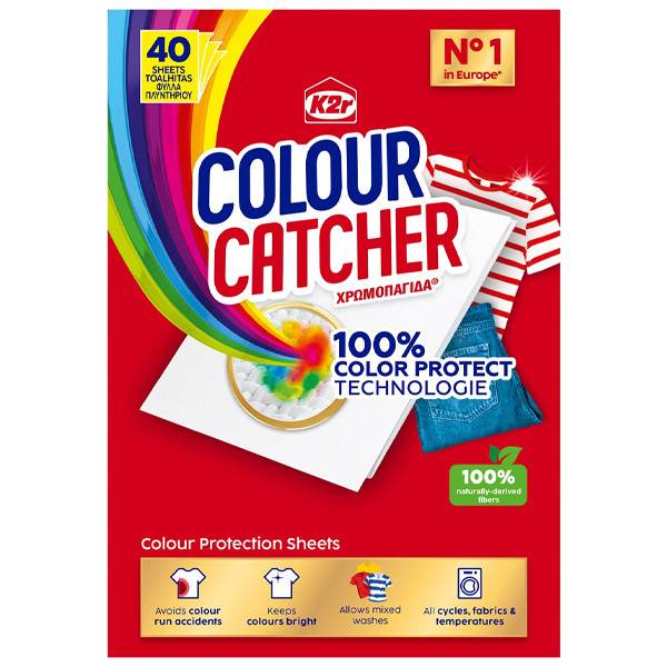K2R colour catcher χρωμοπαγίδες 40τεμ