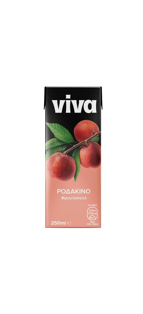 VIVA χυμός με ροδάκινο 250ml