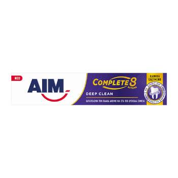 AIM οδοντόκρεμα complete 8 actions deep clean 75ml
